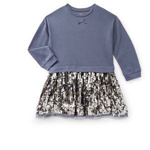 Girl’s Dress with Sequin Skirt